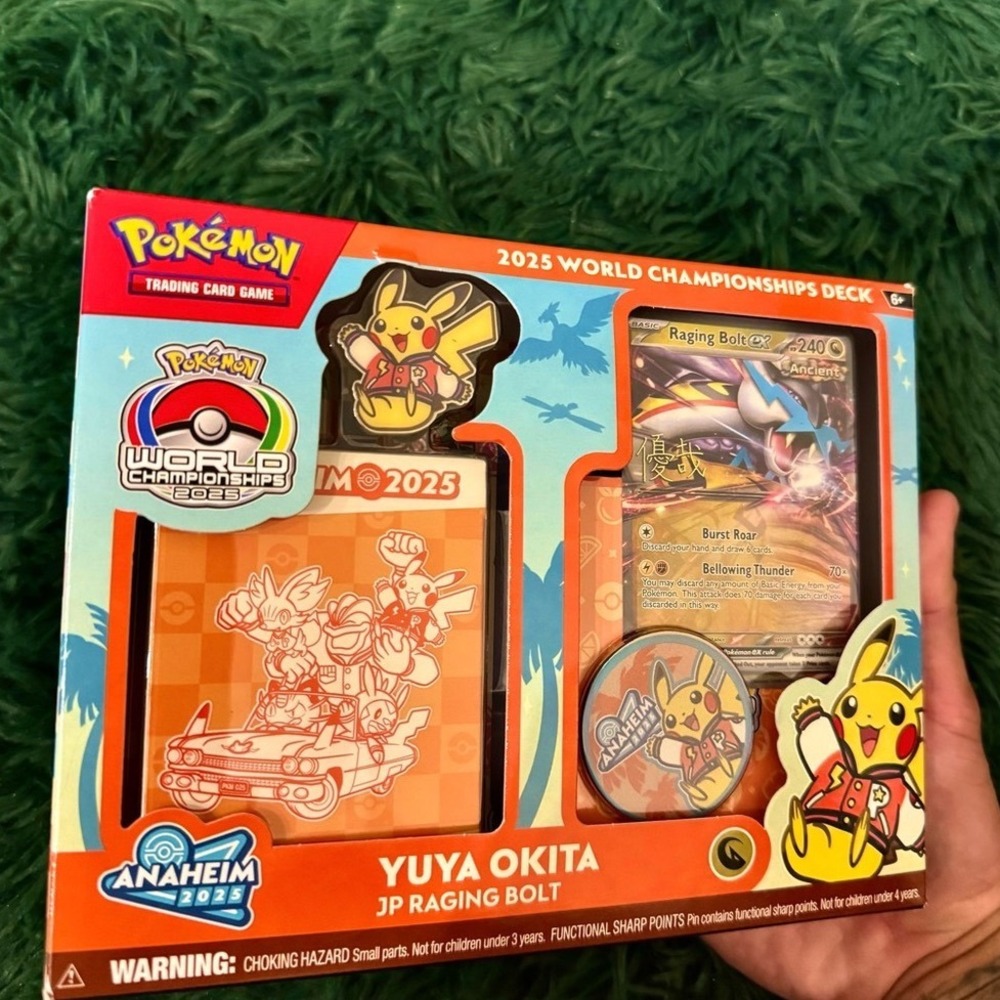Pokemon 2025 World Championship Deck -‎ Yuya Okita JP Raging Bolt